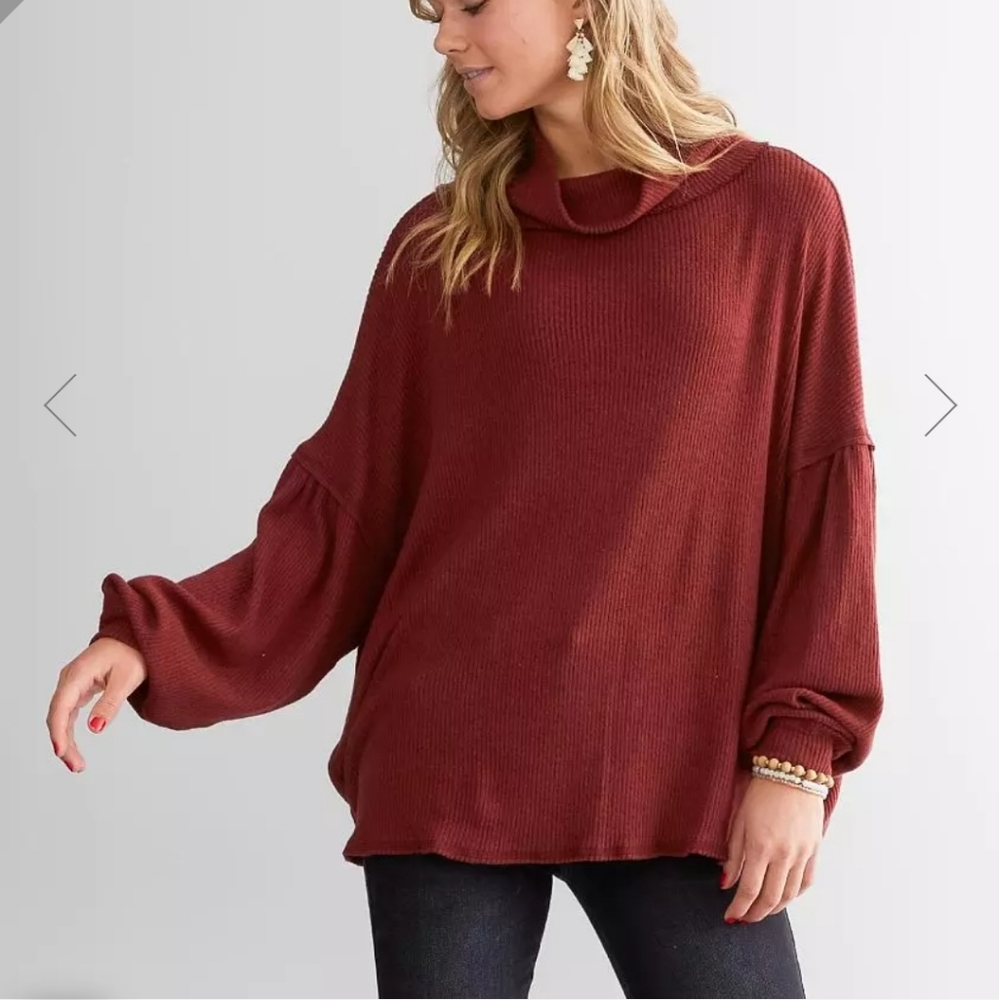 BKE open back sweater
